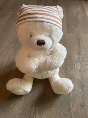 Gund Baby Animated Goodnight Prayer Bear Plush Prays & Plays Jesus Loves Me 15"